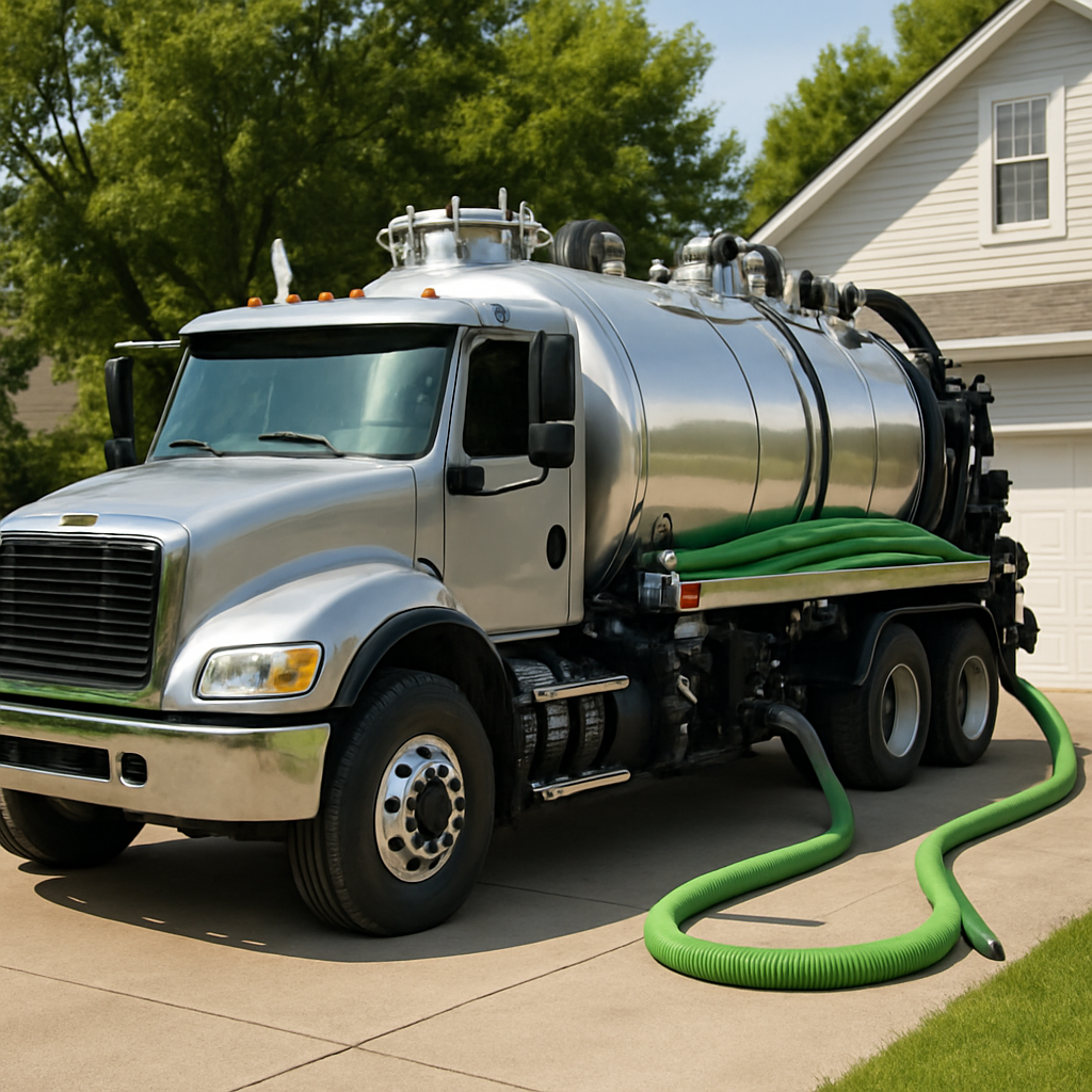 Septic pumping service